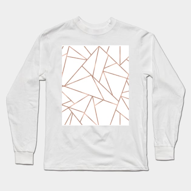 white and gold Long Sleeve T-Shirt by PREMIUMSHOP